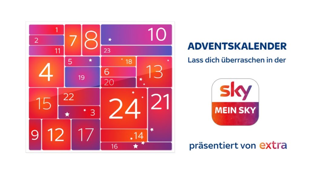 Sky Adventskalender 2023 Gewinne in 24 Türchen Mein Sky App